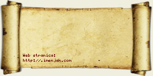 Isidora Radanović vizit kartica